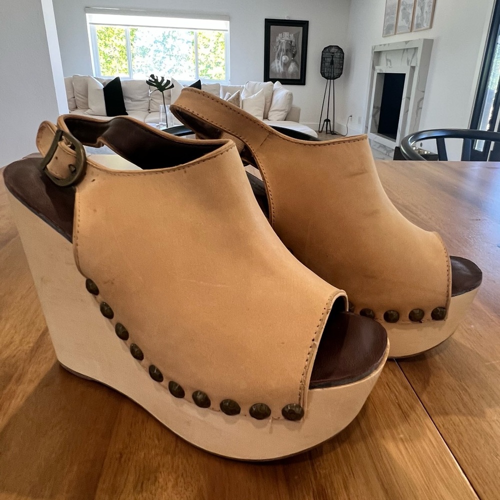 Jeffrey Campbell snick studded wedges
